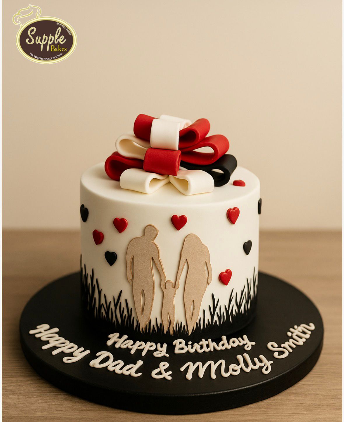 Love & Family Birthday Cake