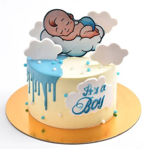 It’s a Boy Cloud Baby Cake