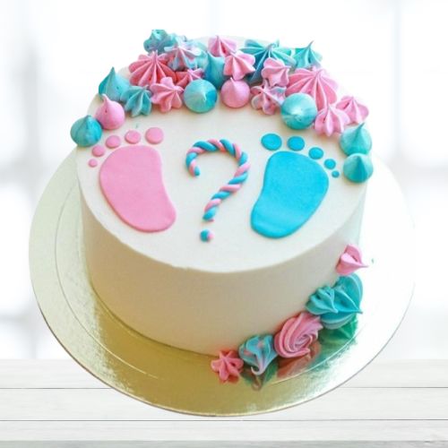 Boy or Girl Reveal Cake