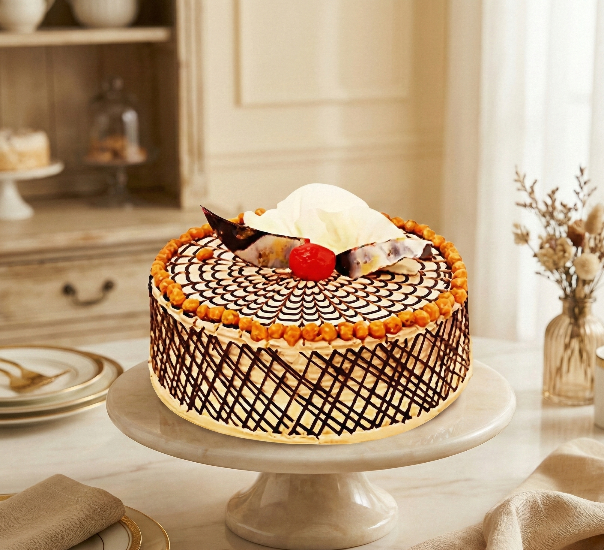 Premium Butter Drip Cake