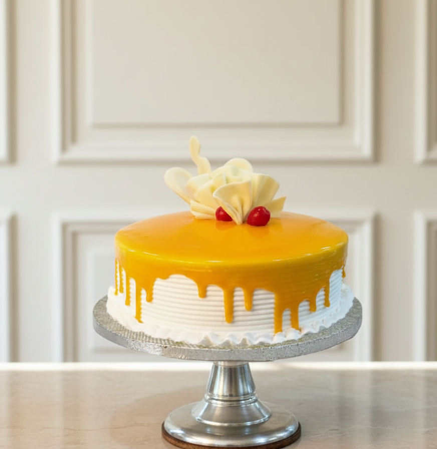 Fresh Cut Mango Celebration Cake