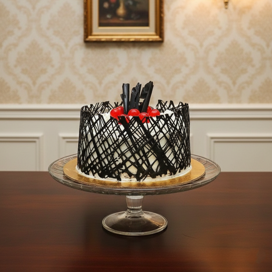 Royal Black Forest Celebration Cake