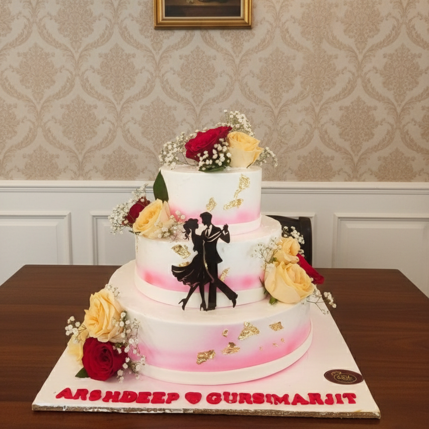 Royal Wedding Cream Cake