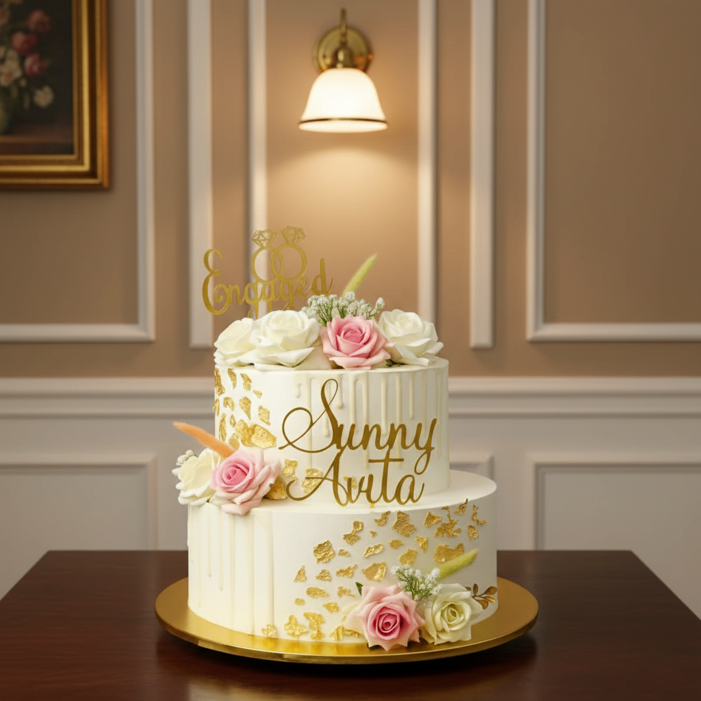 Soft Pastel Wedding Cake