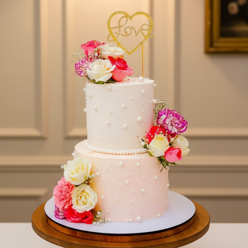 Classic Floral Ring Cake