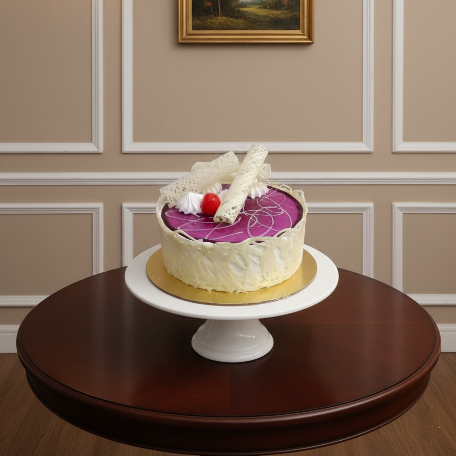 Classic Blueberry Cream Cake