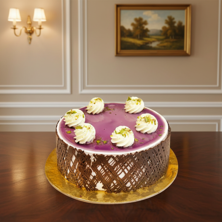 Premium Blueberry Cream Cake