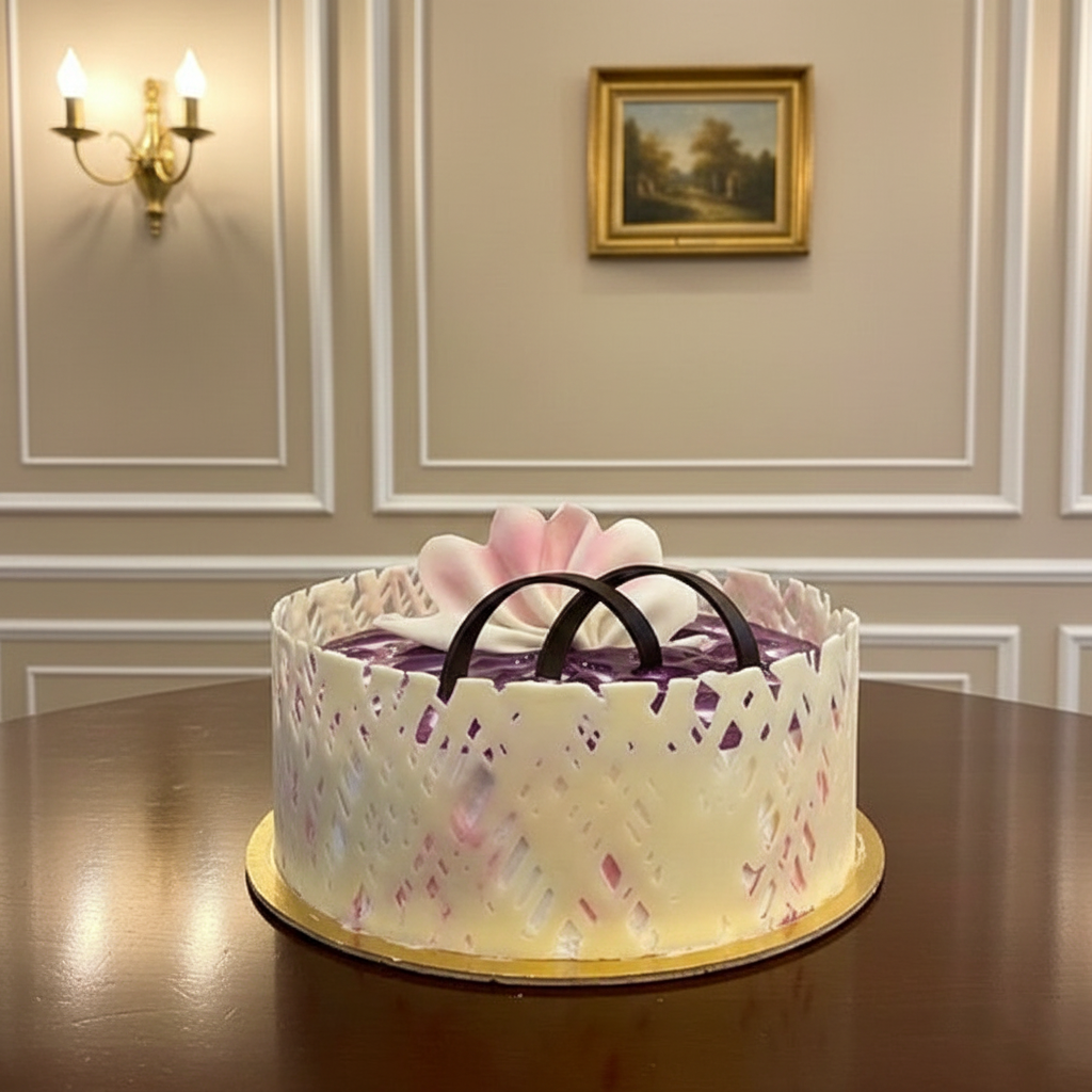 Premium Blueberry Cream Cake