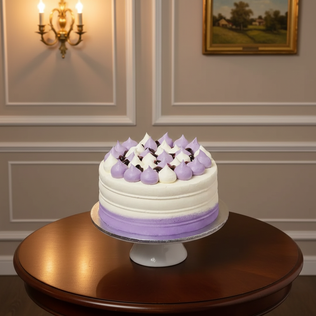 Blueberry Bliss Cream Cake