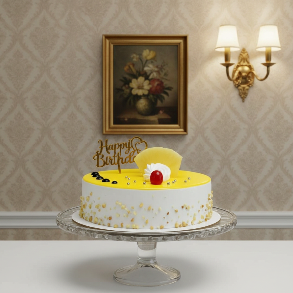 Premium Pineapple Cream Cake