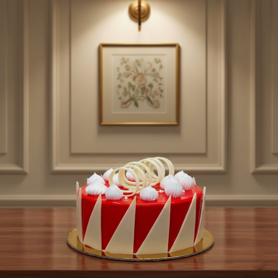 Premium Strawberry Velvet Cake