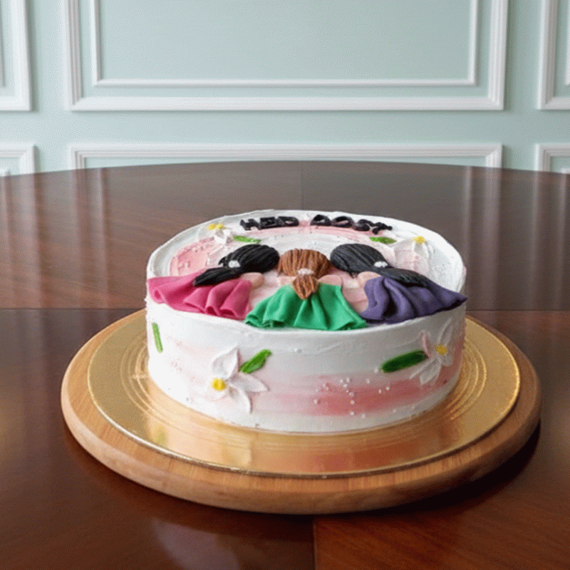 Bestie Birthday Bash Cake