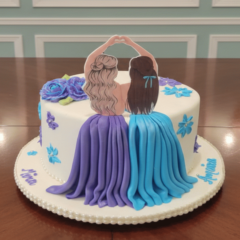 Crazy Friends Party Cake