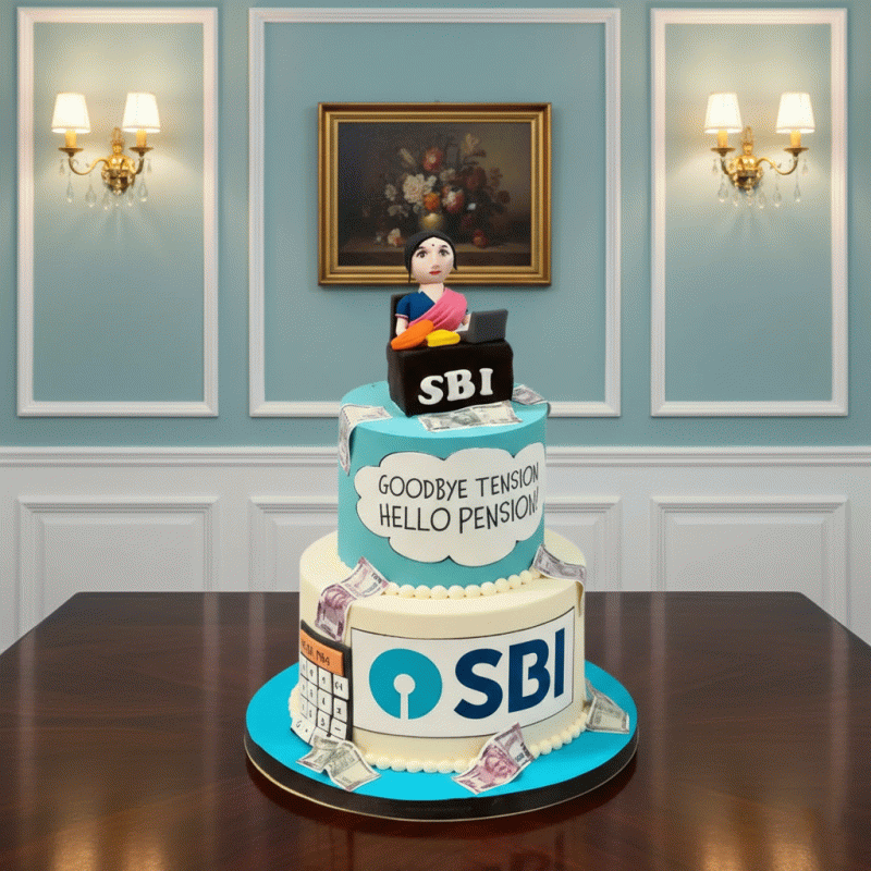 Proud Service Retirement Cake