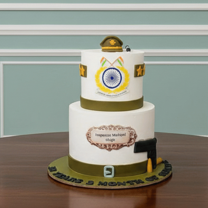 Warm Wishes Retirement Cake