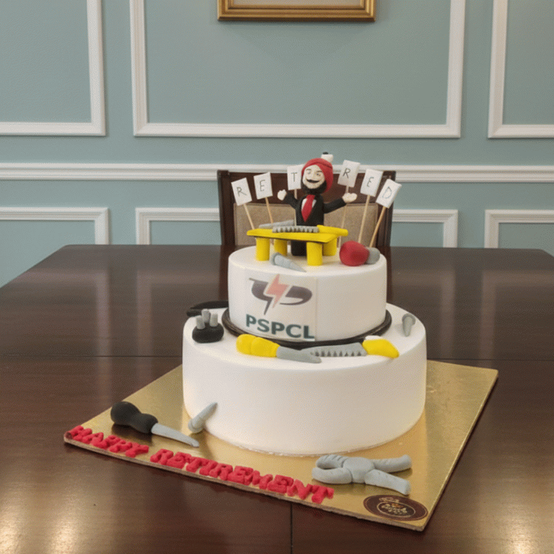 Lifetime Milestone Retirement Cake