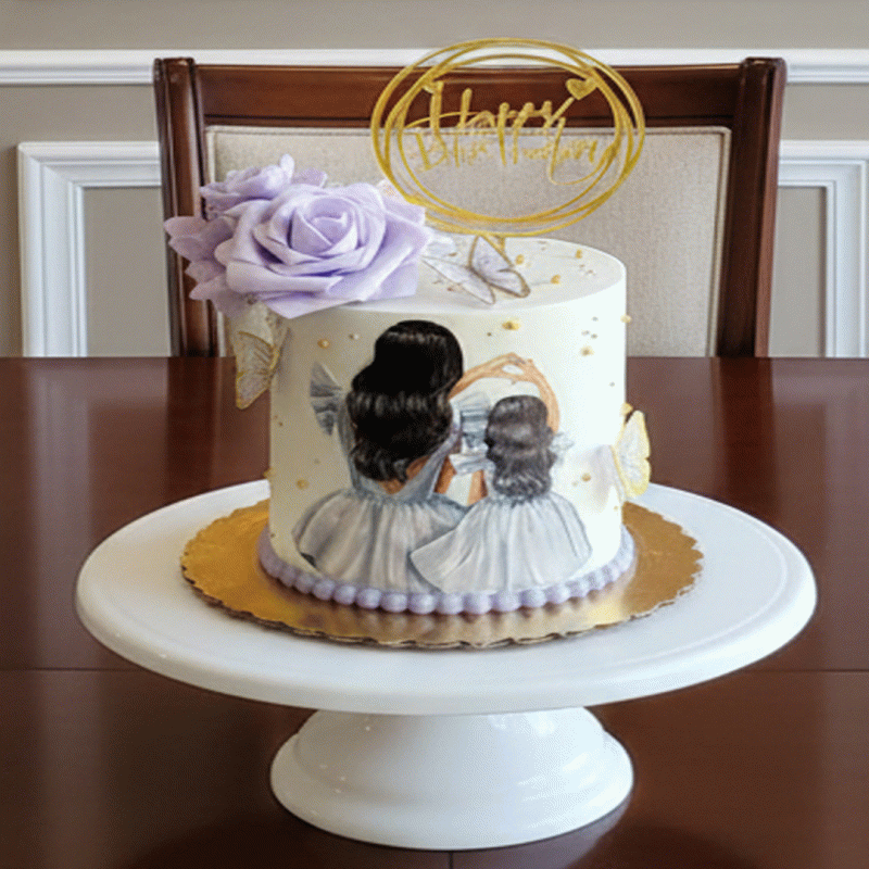 Sparkle Star Daughter Cake