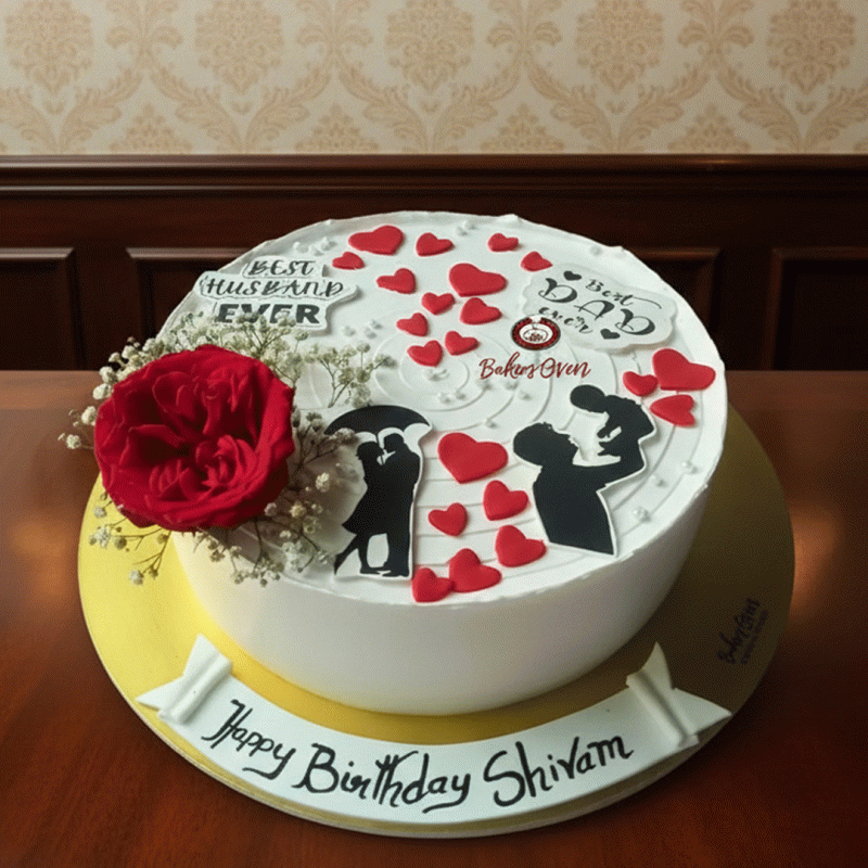 Lucky Wife Husband Cake