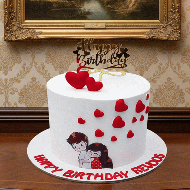 Luxury Cream Art Cake