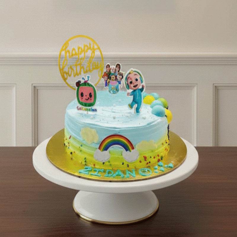 Unicorn Cartoon Magic Cake