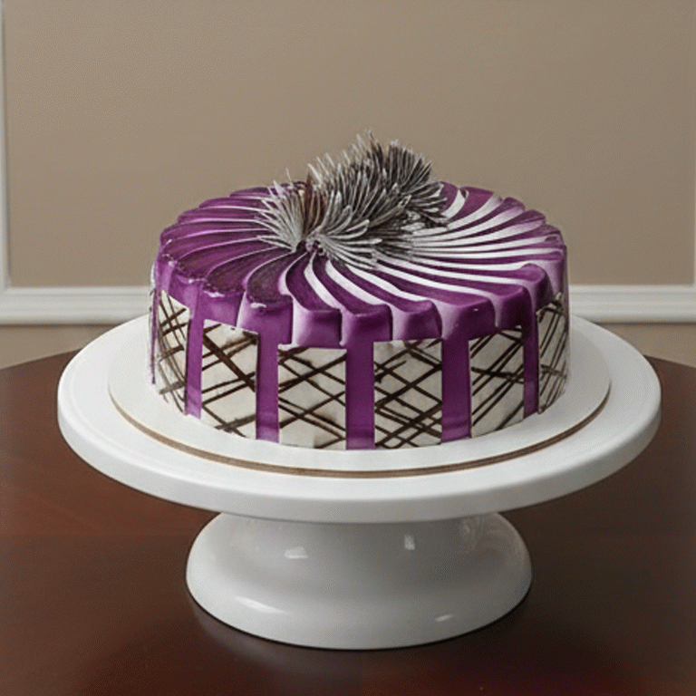 Fresh Blueberry Celebration Cake