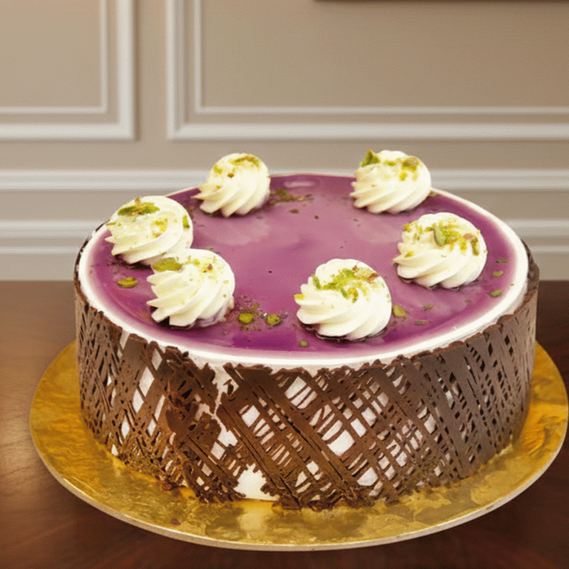 Premium Blueberry Cream Cake