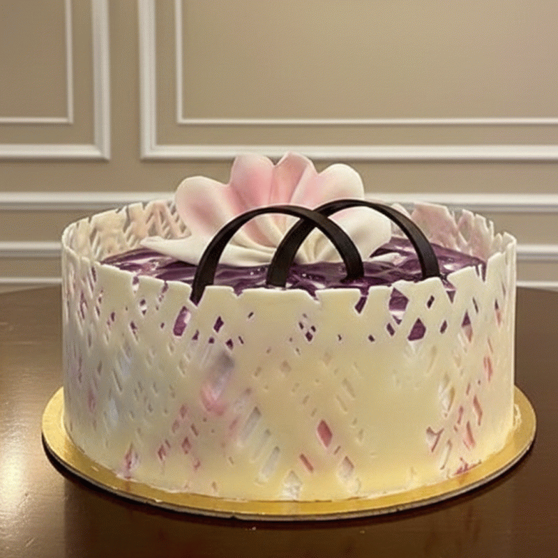 Premium Blueberry Cream Cake