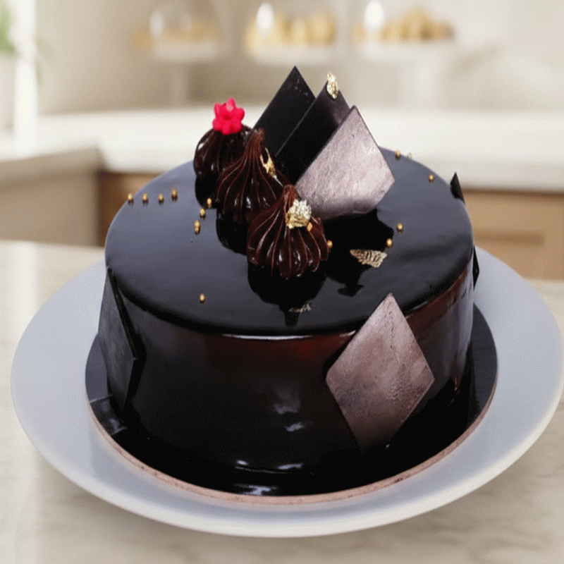Dark Chocolate Celebration Cake