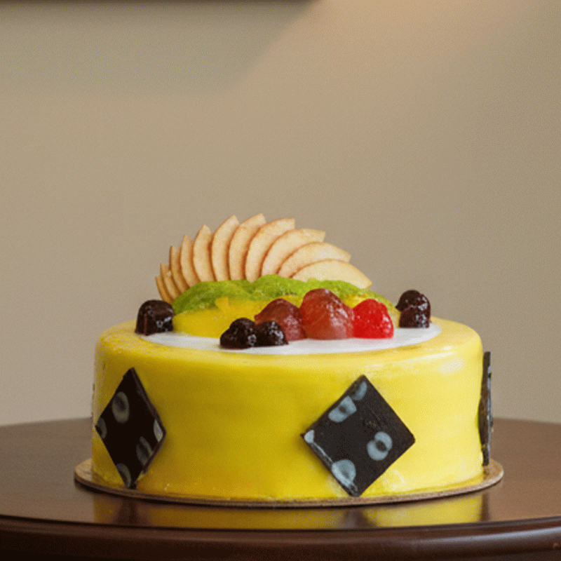 Fresh Fruit Crown Cake