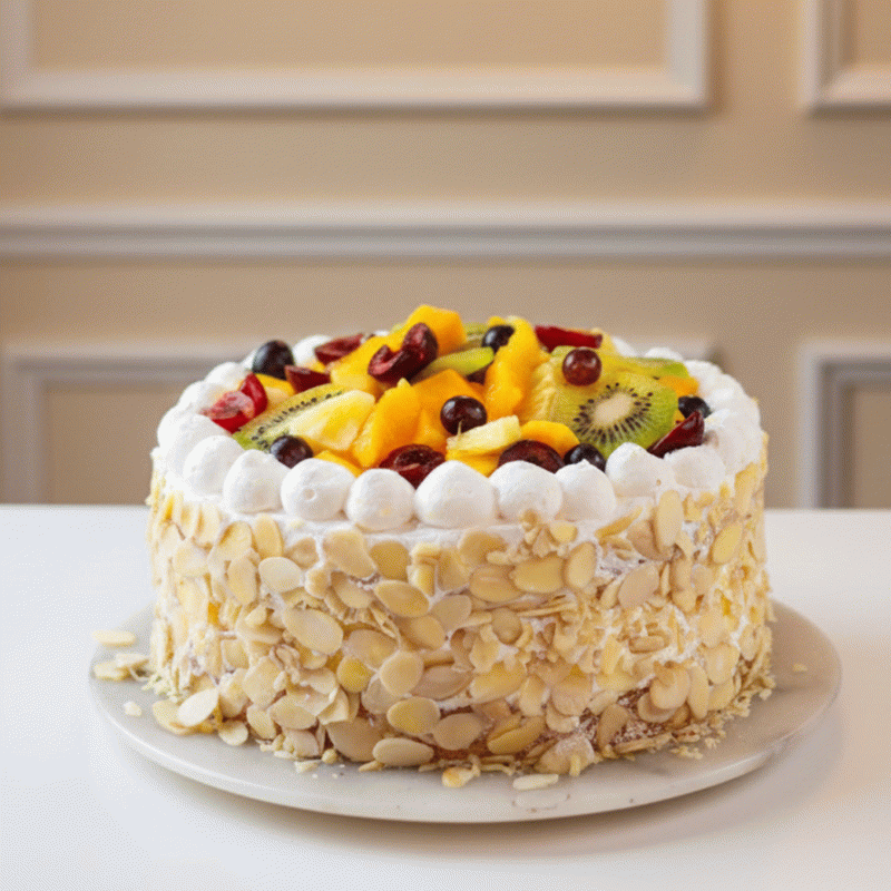 Premium Mixed Fruit Delight Cake