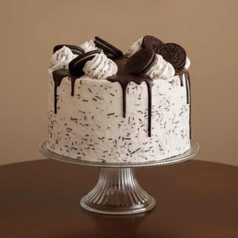 Double Oreo Cream Cake