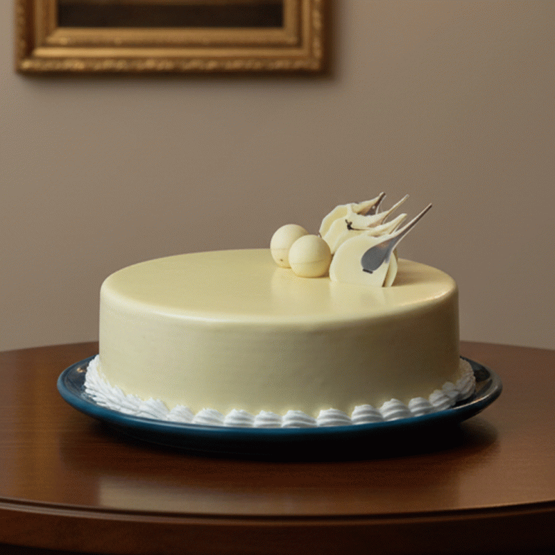 Premium White Chocolate Frost Cake