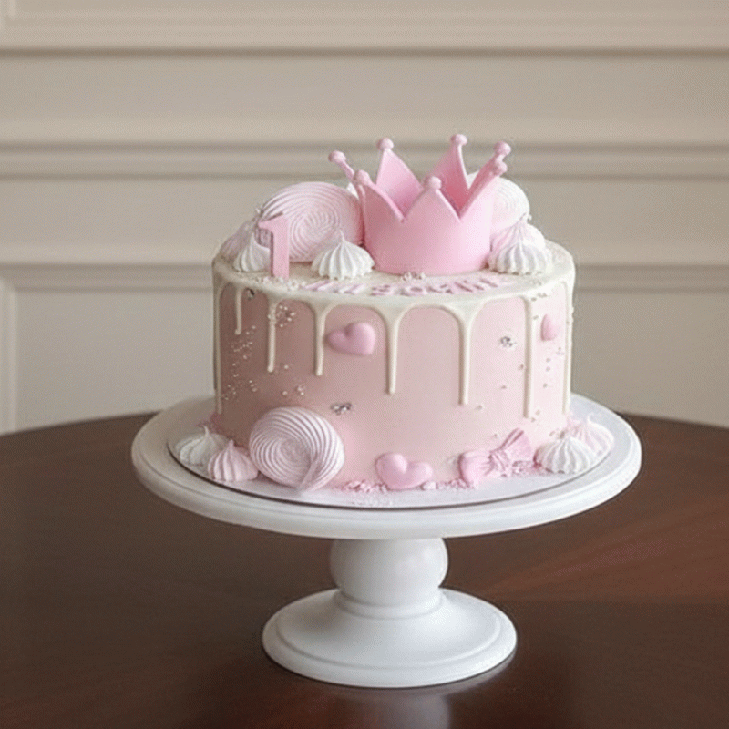 Baby Moon Celebration Cake