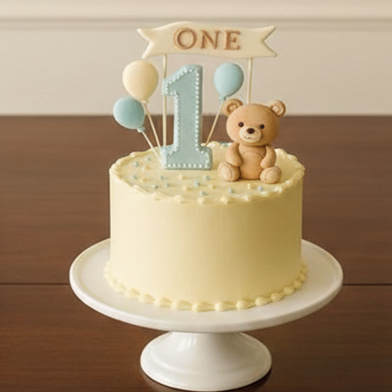 Little Sunshine First Birthday Cake