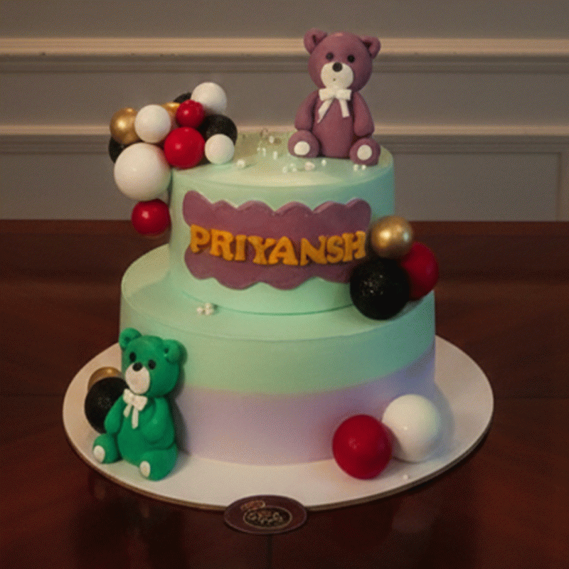 Tiny Star First Birthday Cake