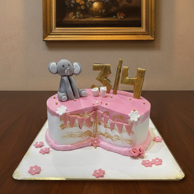 Half Birthday Magic Cake