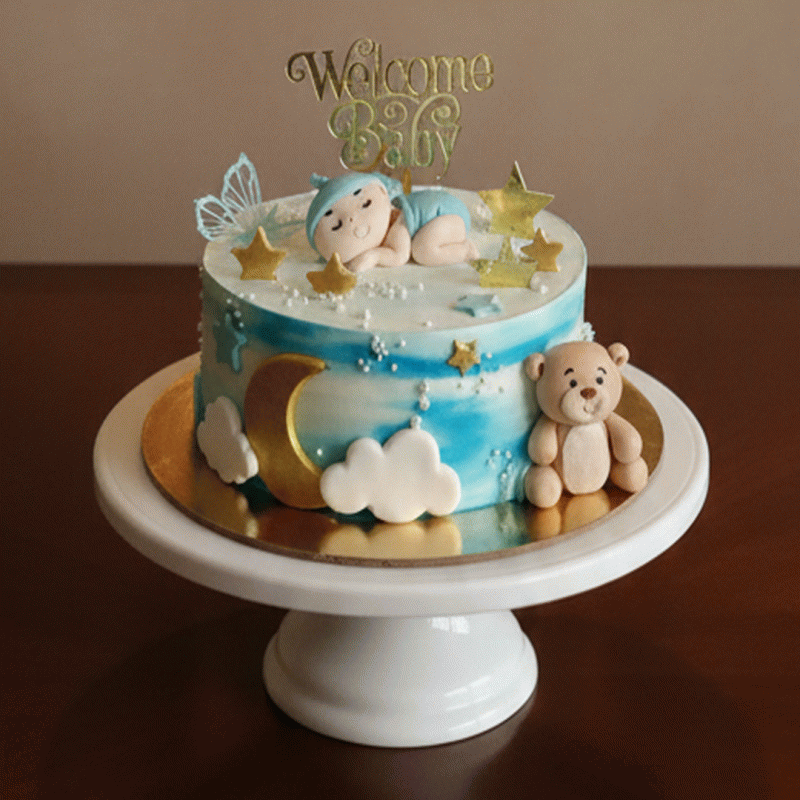 Hello Baby Celebration Cake
