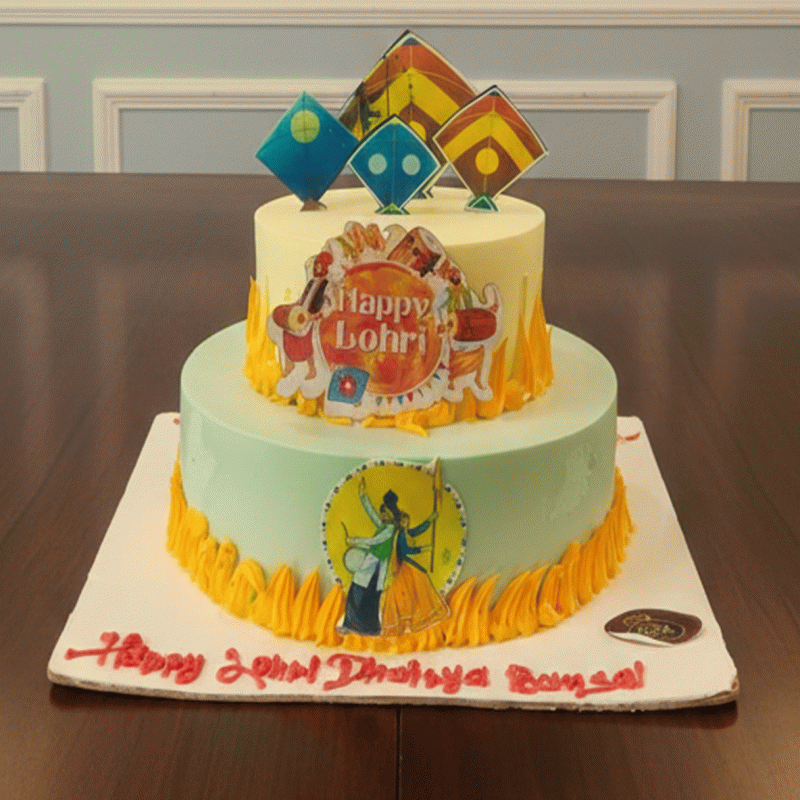 Punjabi Pride Lohri Special Cake