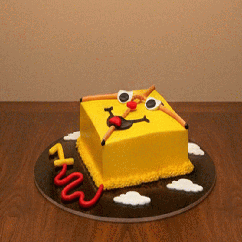 Royal Basant Panchami Cake