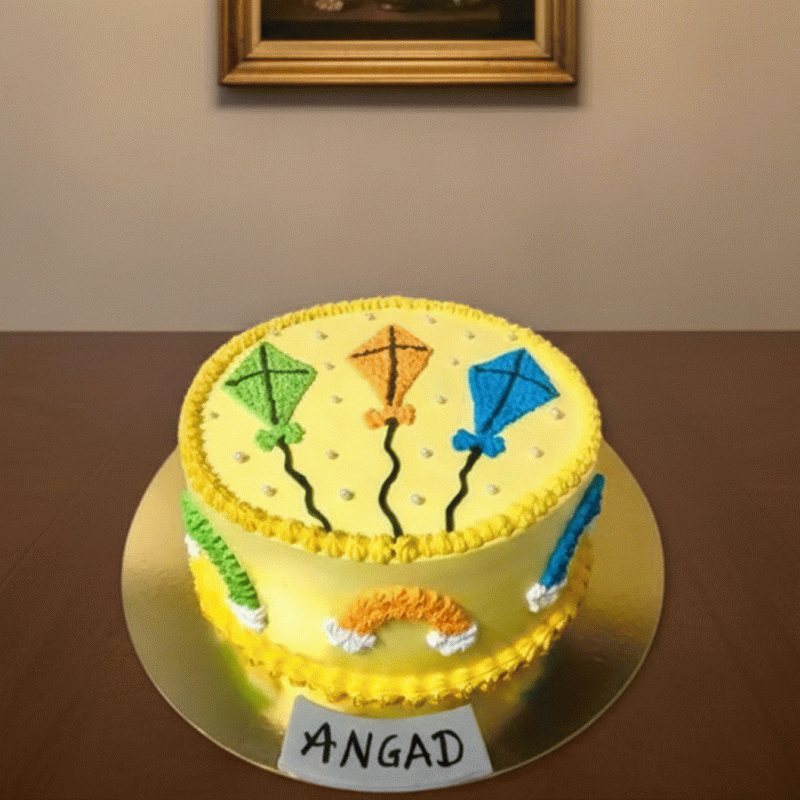 Floral Spring Basant Cake