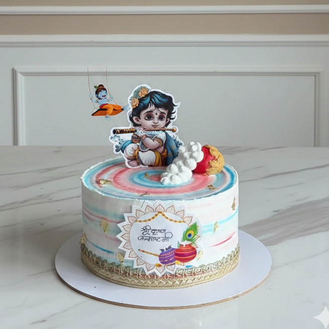 Gokul Dham Janmashtami Cake