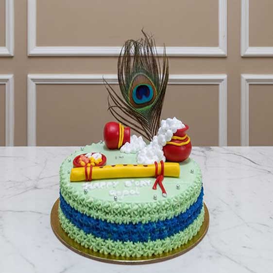 Makhan Matki Janmashtami Cake