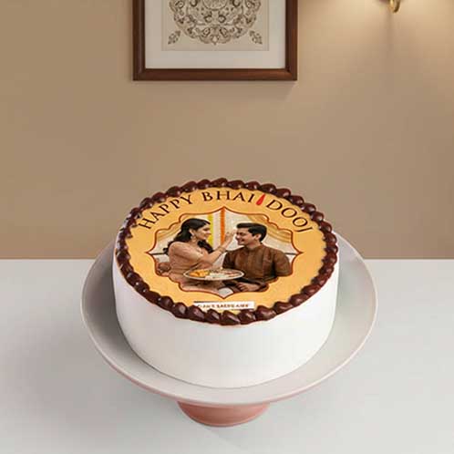 Sibling Blessings Bhai Dooj Special Cake