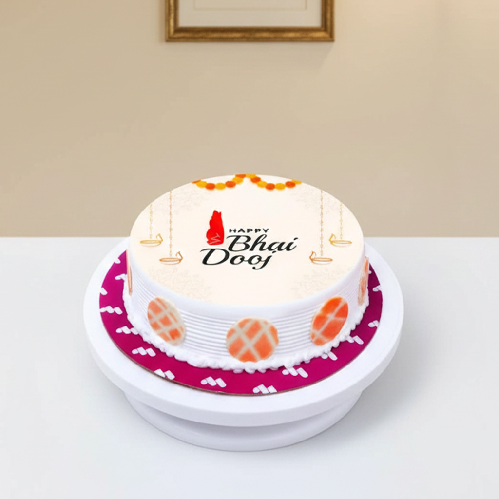Pure Love Bhai Dooj Festival Cake