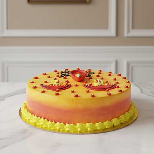 Traditional Diwali Delight Cake