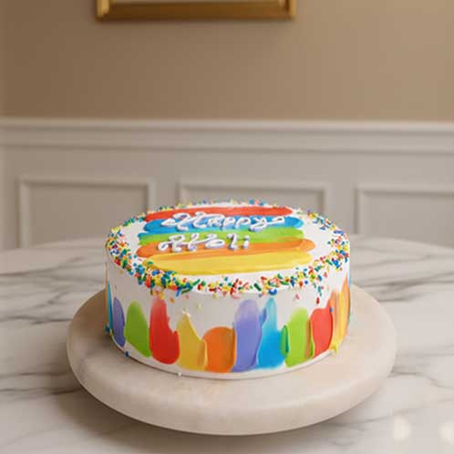 Unity in Colours Holi Special Cake
