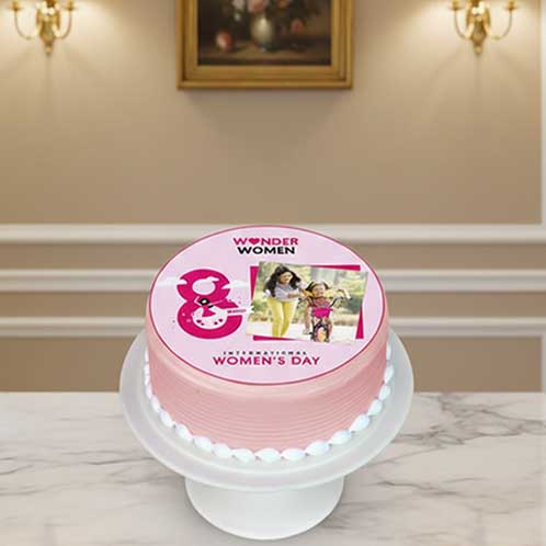 Strong & Graceful Women’s Day Celebration Cake